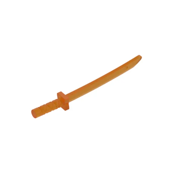LEGO Şeffaf Turuncu Katana Kılıcı – 21459 / 6317016