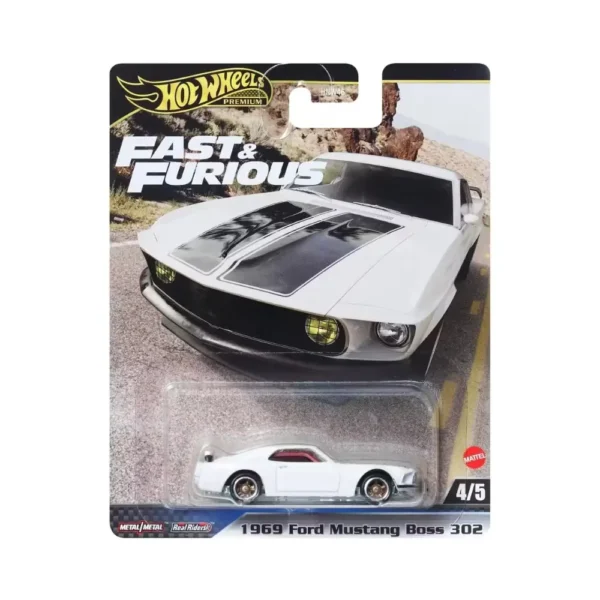 Hot Wheels 1969 Ford Mustang Boss 302 – Koleksiyonluk Diecast Model Araba