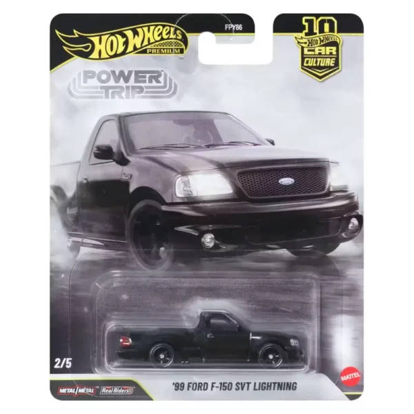Hot Wheels Car Culture '99 Ford F-150 SVT Lightning JKF33 – Premium Diecast Model Araba