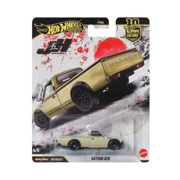 Hot Wheels Car Culture Premium Datsun 620 JKF12 – Koleksiyonluk Diecast Model Araba