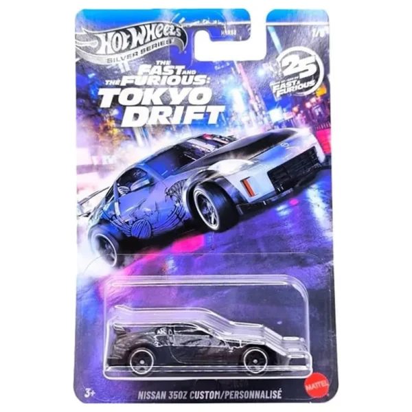 Hot Wheels Fast & Furious Tokyo Drift Nissan 350Z Custom JKX05 – 1:64 Diecast Model Araba