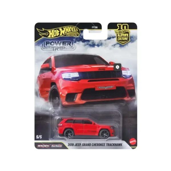 Hot Wheels Car Culture 2019 Jeep Grand Cherokee Trackhawk JFK28 – Premium Diecast Model Araba