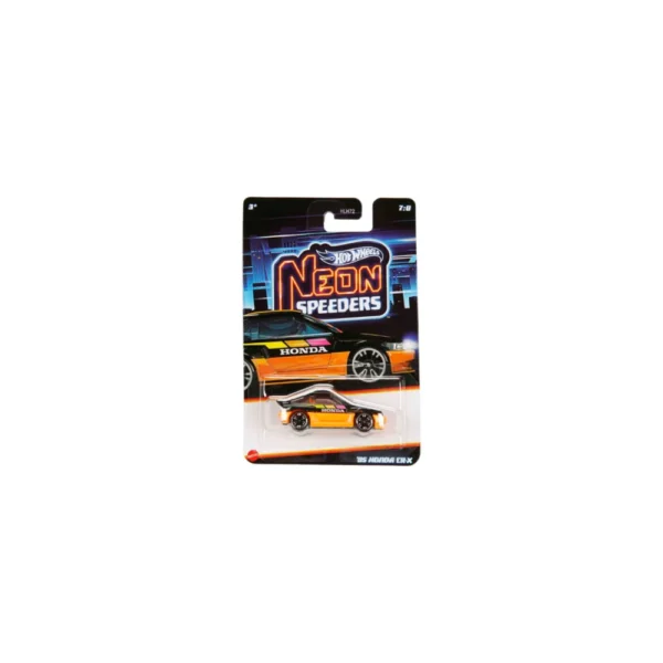 Hot Wheels Neon Speeders '85 Honda CR-X JKX99 – Koleksiyonluk Diecast Model Araba