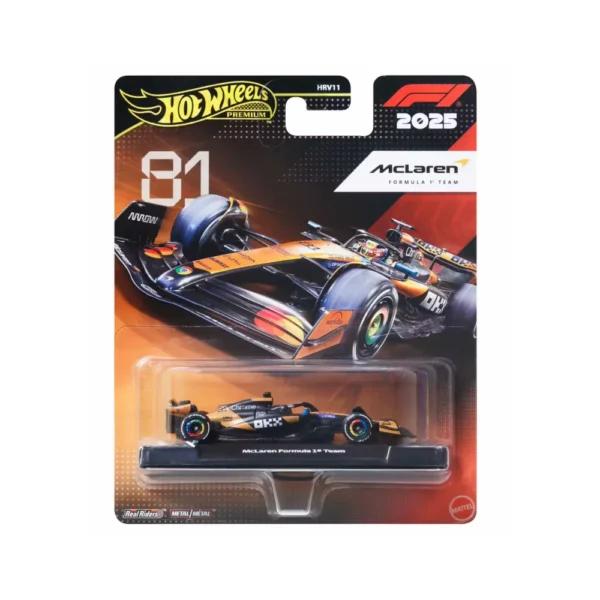Hot Wheels Premium McLaren Formula 1 Team JKD81 – F1 Diecast Yarış Arabası