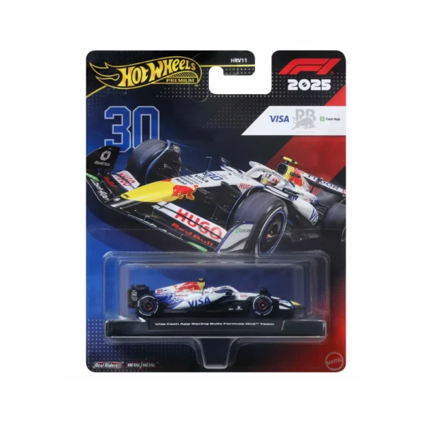 Hot Wheels Premium Visa Cash App Racing Bulls F1 Team JKD79 – Formula 1 Yarış Arabası