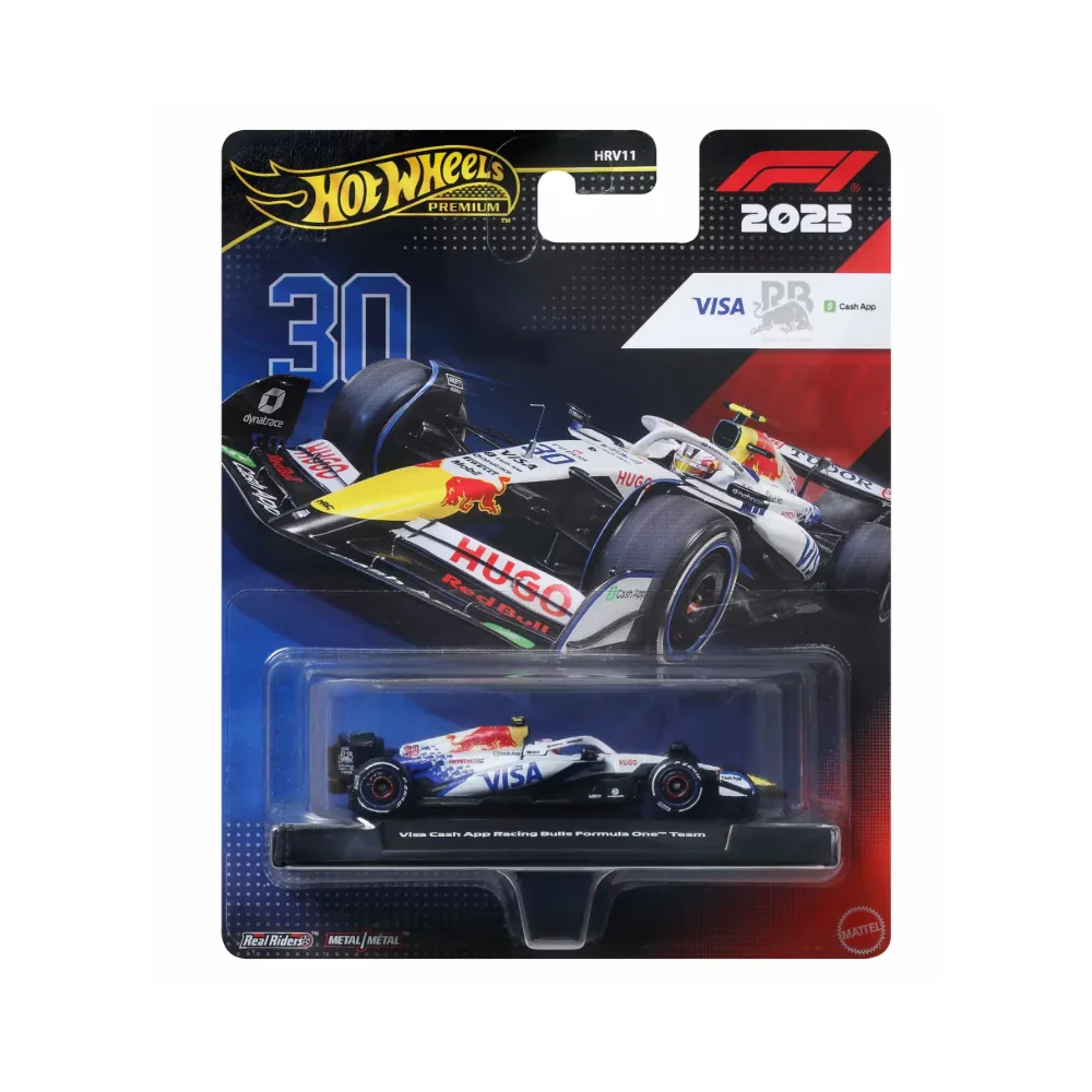 Hot Wheels Premium Visa Cash App Racing Bulls F1 Team JKD79 – Formula 1 Yarış Arabası