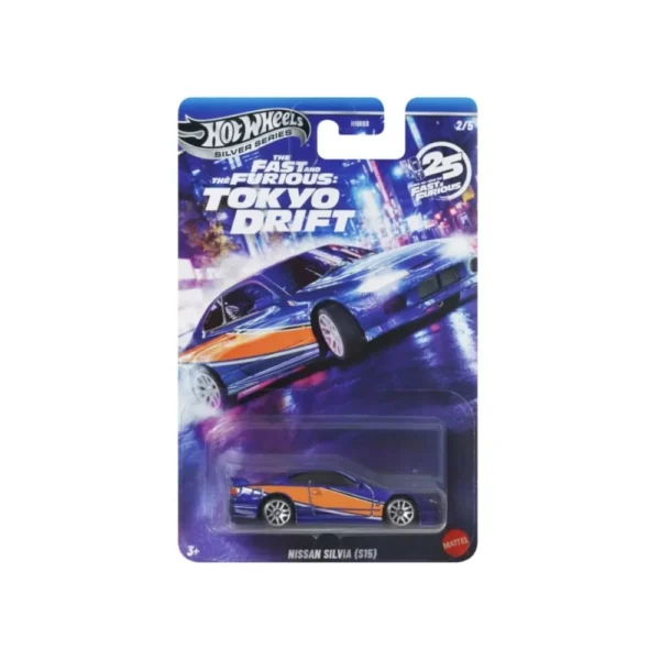 Hot Wheels Fast & Furious Tokyo Drift Nissan Silvia S15 JKX06 – 1:64 Diecast Model Araba