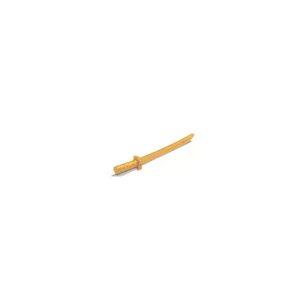 LEGO İnci Altın Katana Kılıcı – Minifigür Aksesuarı 21459