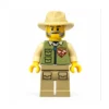 LEGO BAM Özel Yapım Arama Kurtarma Görevlisi Minifigür – Safari Şapkalı