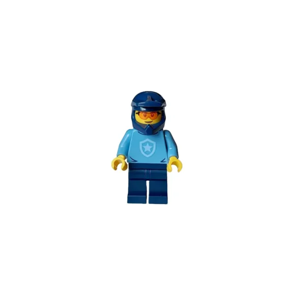LEGO City Polis Memuru Minifigür – Mavi Gömlekli ve Kasklı CTY1570