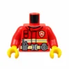 LEGO İtfaiyeci Ceketli Minifigür Gövdesi (Torso) – BAM 973pb6574