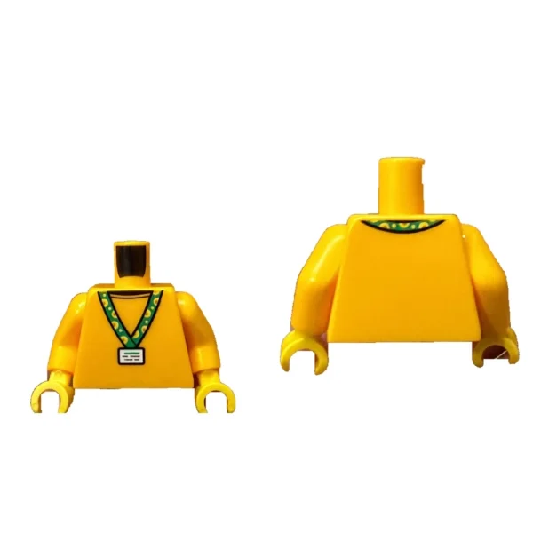 LEGO Minifigür Sarı Yeşil Yaka Kartlı Gövde – 973pb6575c01