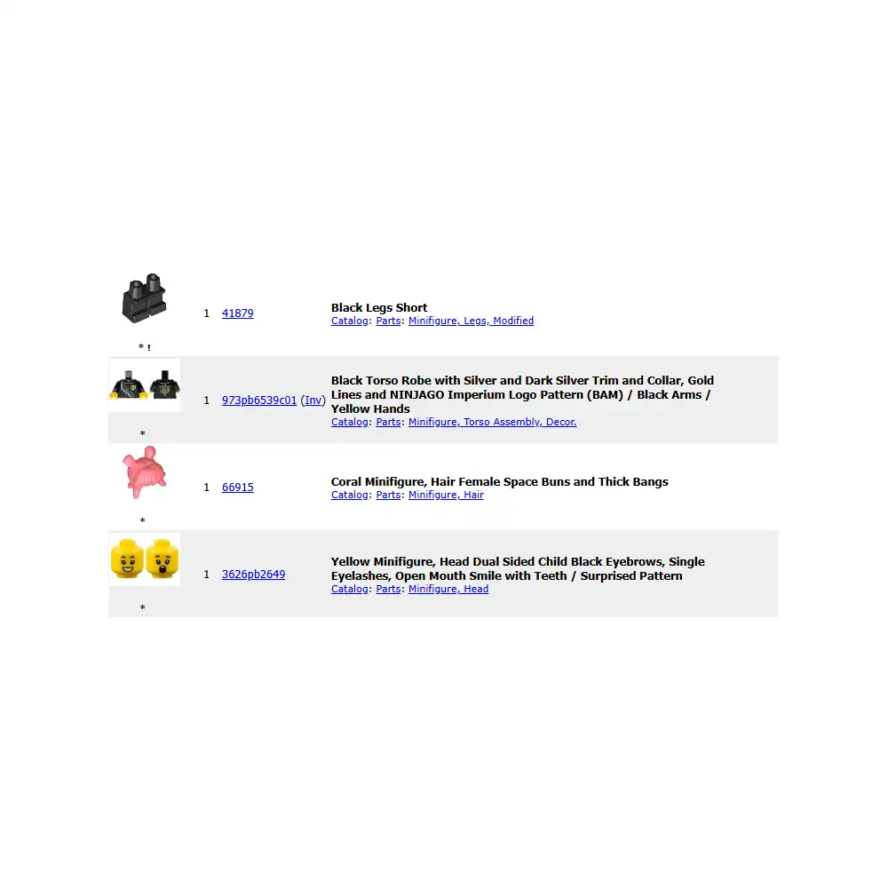 lego-ninjago-njo1062-genc-sora-parca-listesi