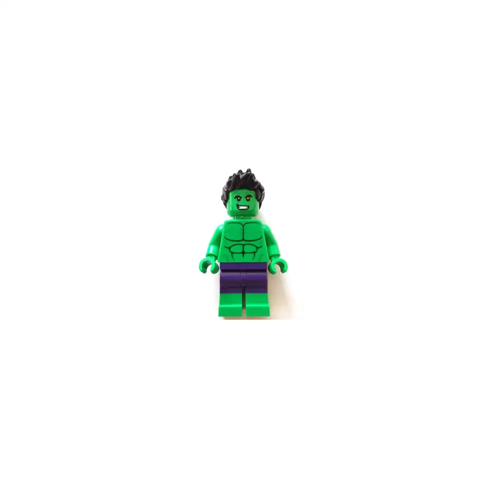 LEGO Marvel Hulk Minifigür – Mor Pantolonlu, Dikenli Saçlı SH0857