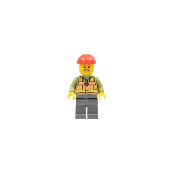 LEGO Train Erkek Tren Çalışanı Minifigür – Male Train Worker TRN239