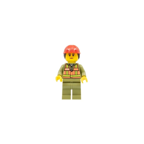 LEGO Train Kadın Tren Çalışanı Minifigür – Female Train Worker TRN246