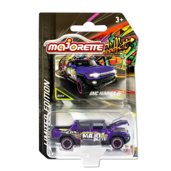 Majorette Grafiti Serisi GMC Hummer EV – Limited Edition Diecast Model Araba